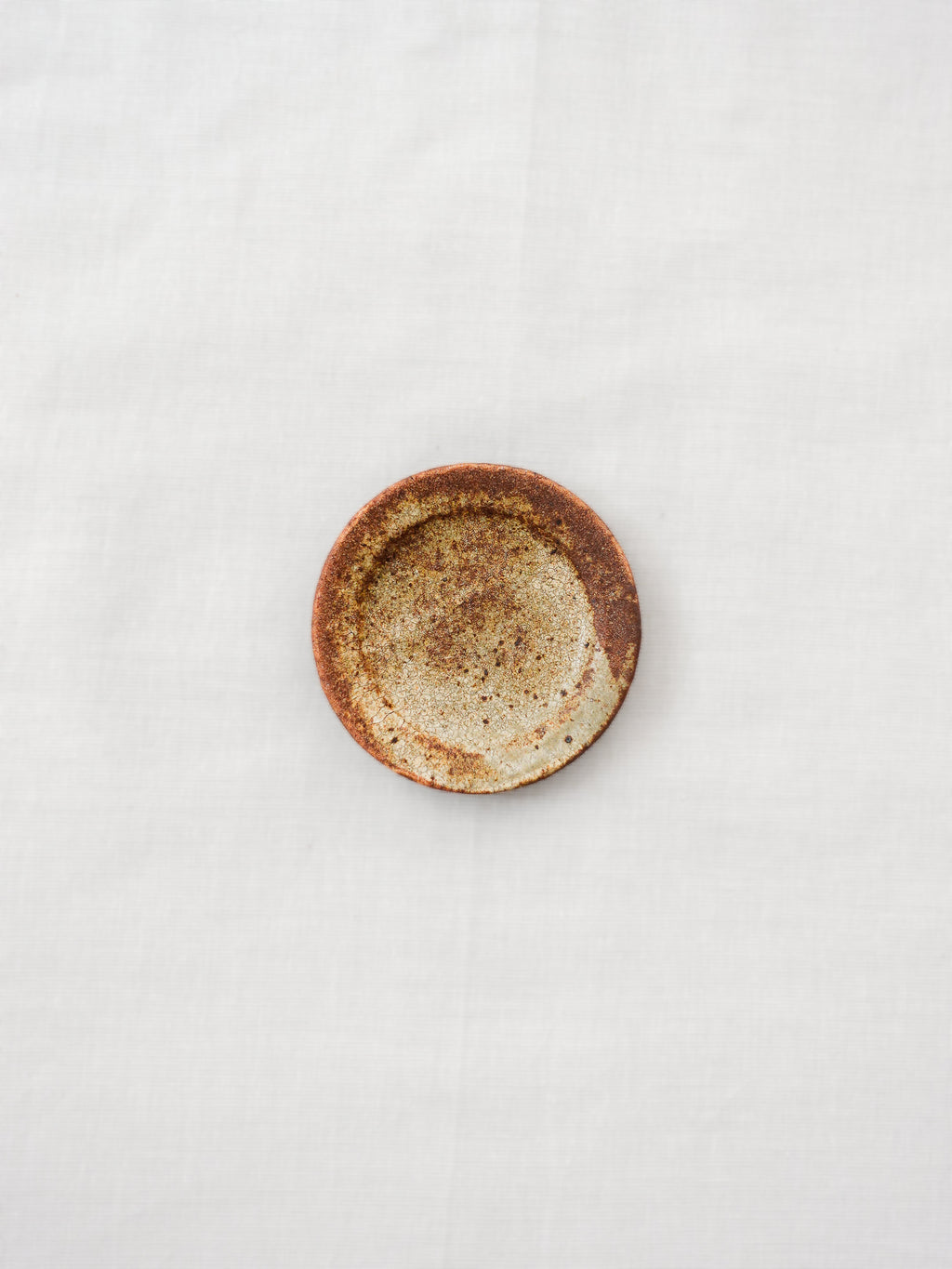 馬渡新平 / リム皿 Φ8cm