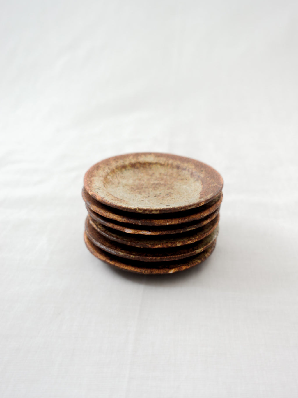馬渡新平 / リム皿 Φ8cm