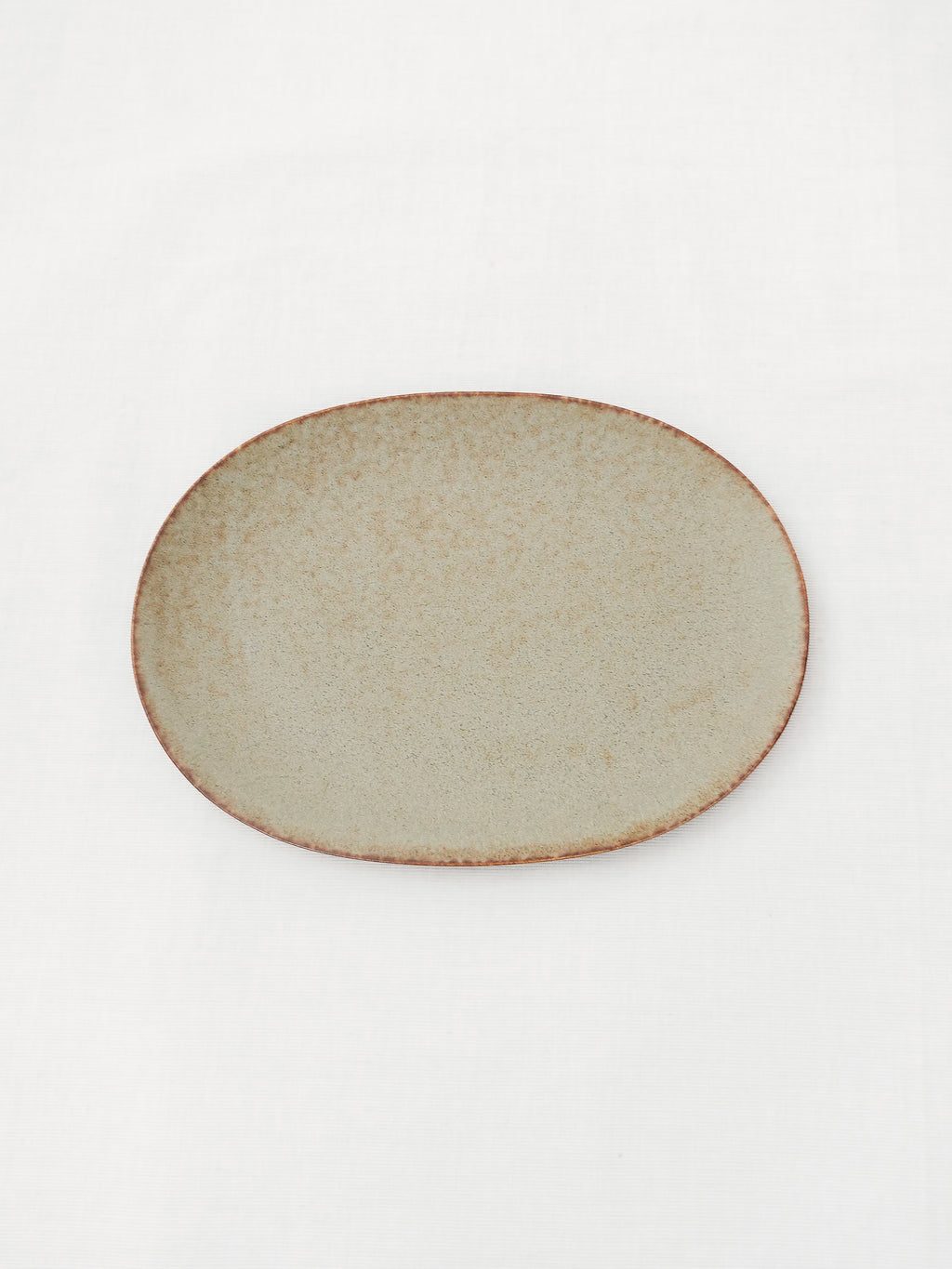 Silver Blown / Small Plate　21.7cm