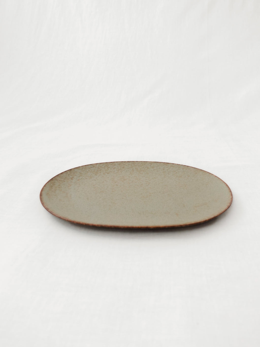 Silver Blown / Small Plate　21.7cm