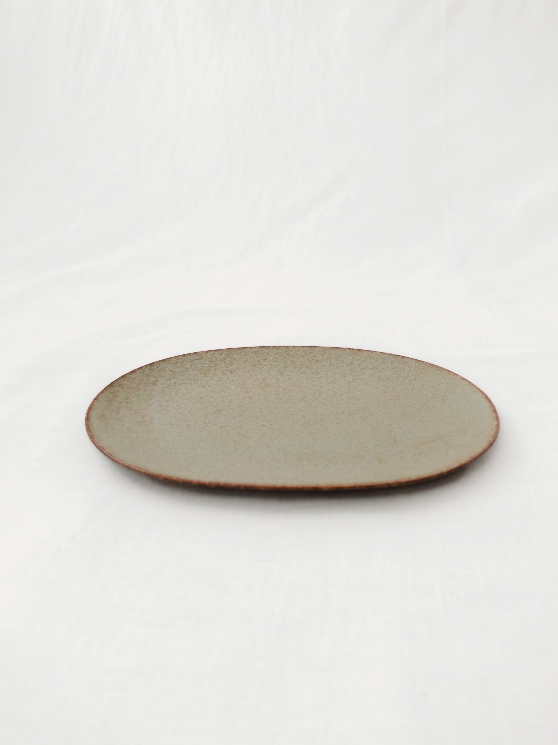 Silver Blown / Small Plate　21.7cm
