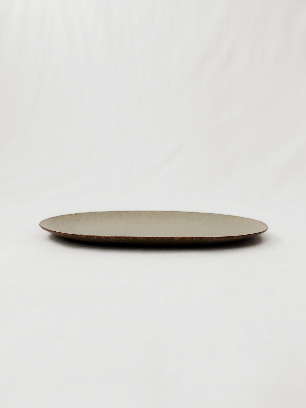 Silver Blown / Small Plate　21.7cm