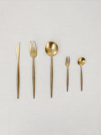 Gold Tea Spoon / Fork