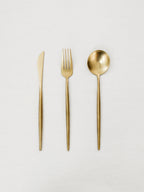 Gold Dinner Cutlery