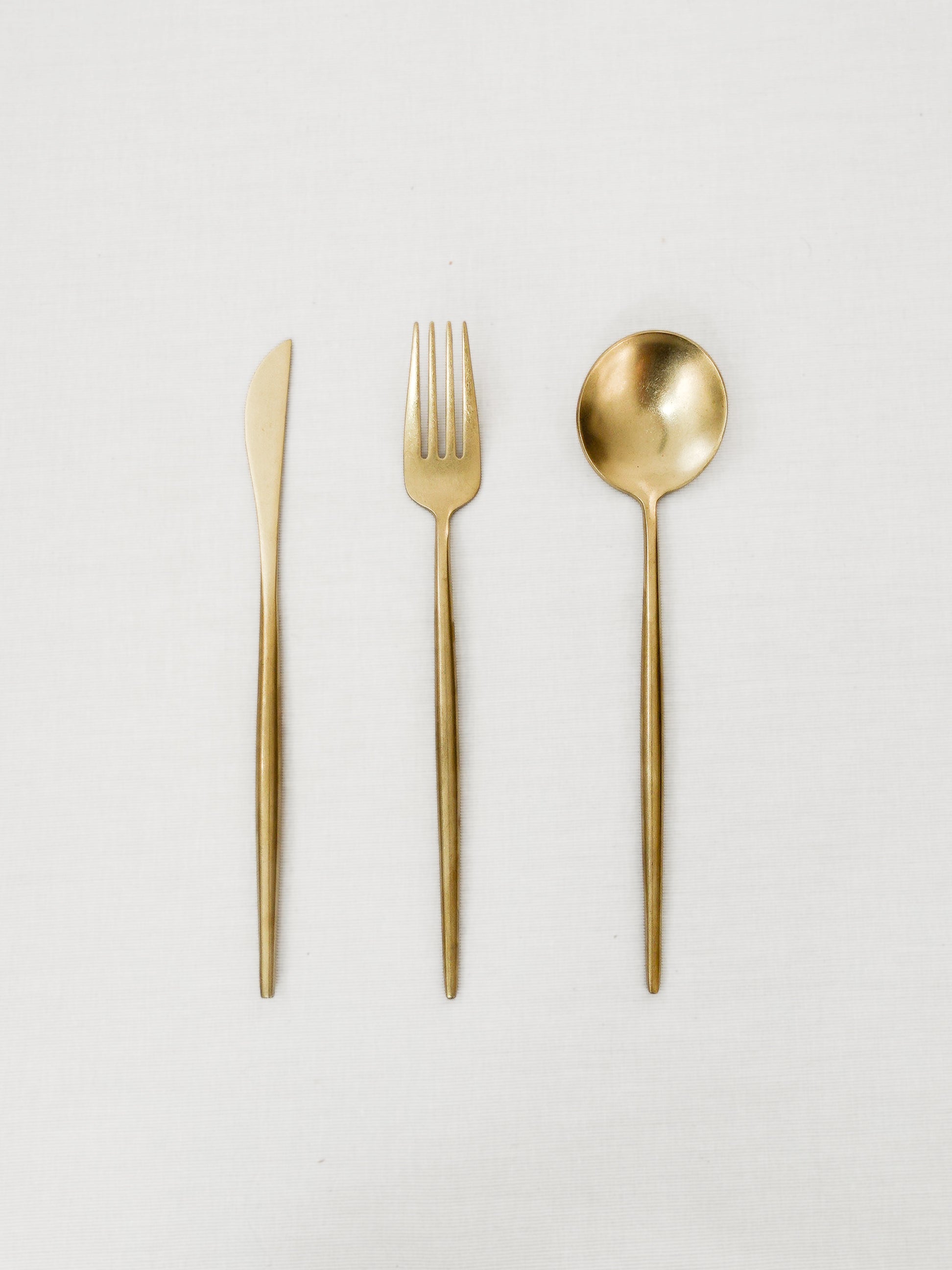 Gold Dinner Cutlery