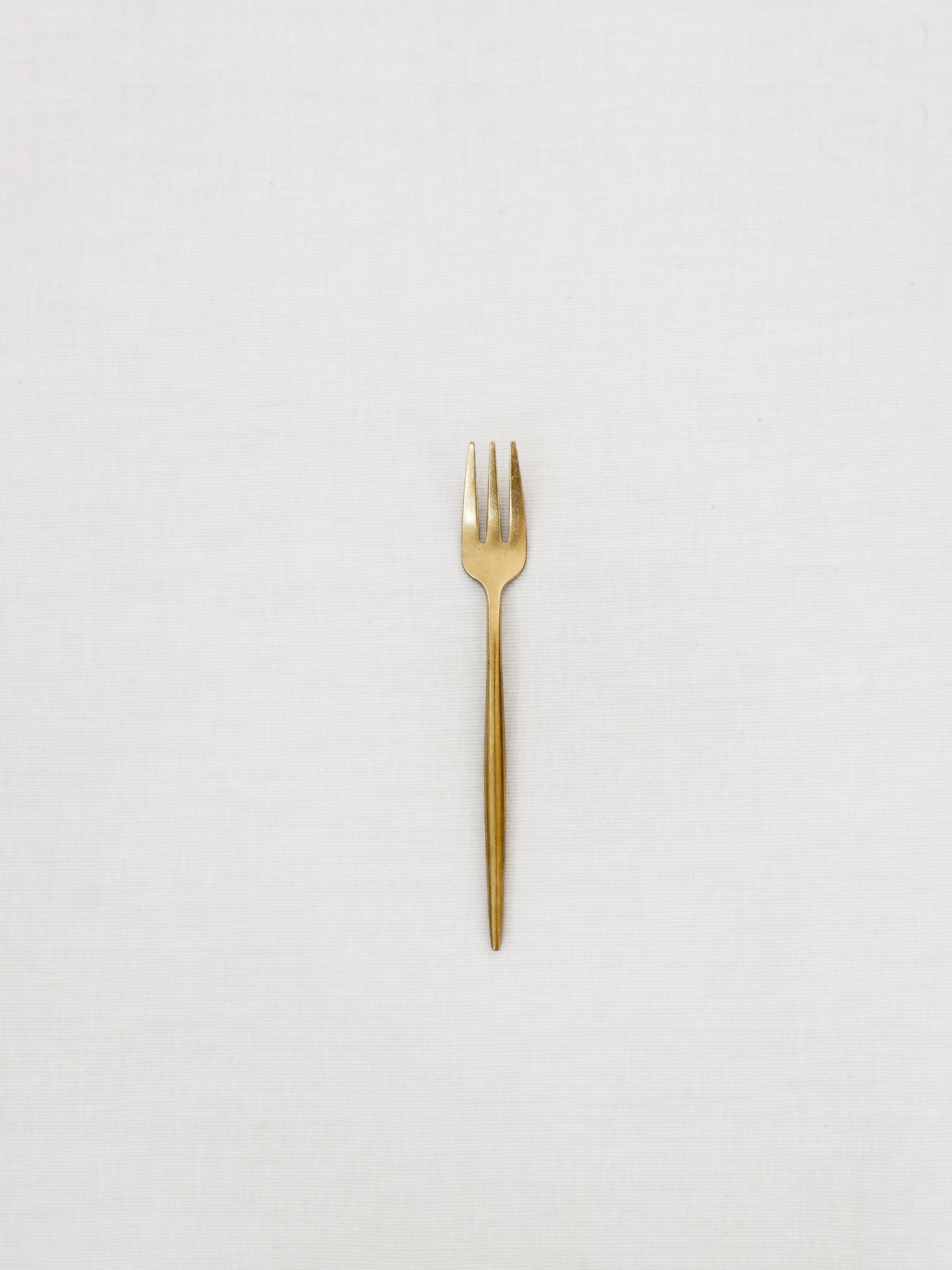 Gold Tea Spoon / Fork