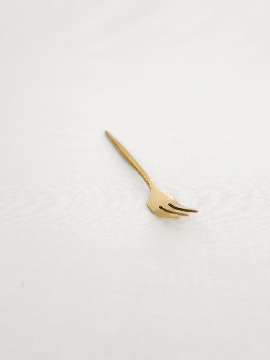 Gold Tea Spoon / Fork